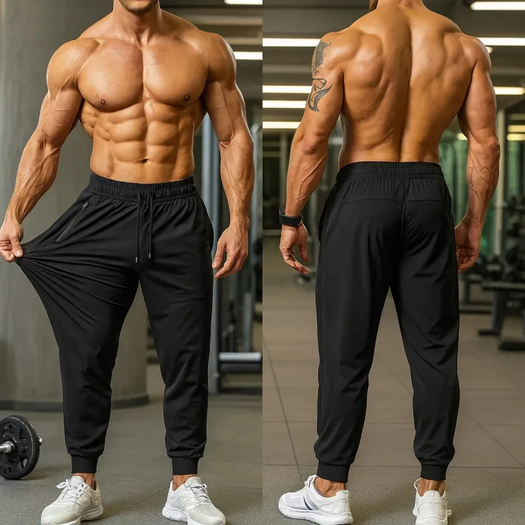 Calça masculina jogger para academia