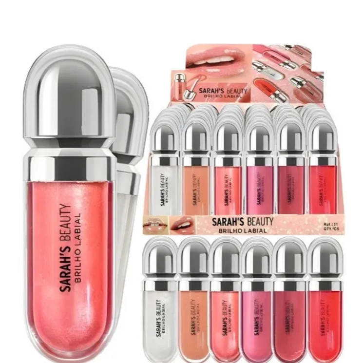 Gloss Labial Sara Sarah's Beauty brilho intenso