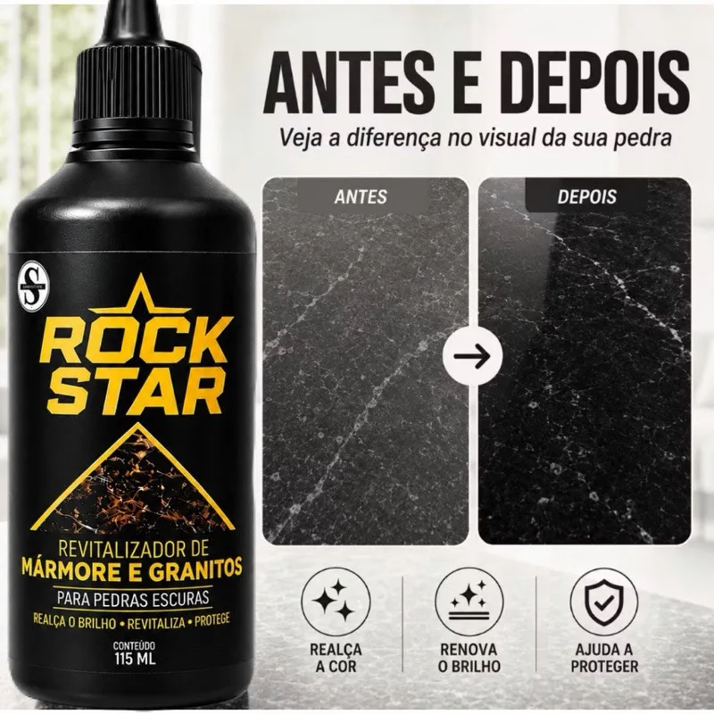 Revitalizador de granito e mármore Rock Star