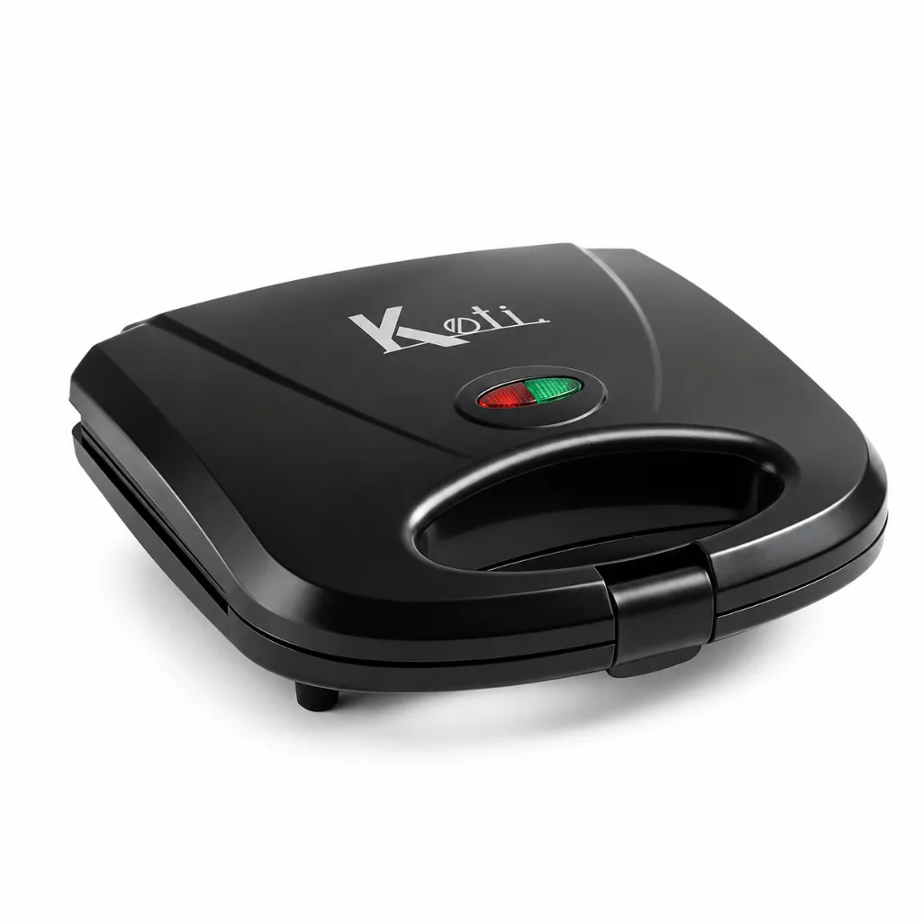 Sanduicheira Grill Elétrica 750W Antiaderente Koti Preta