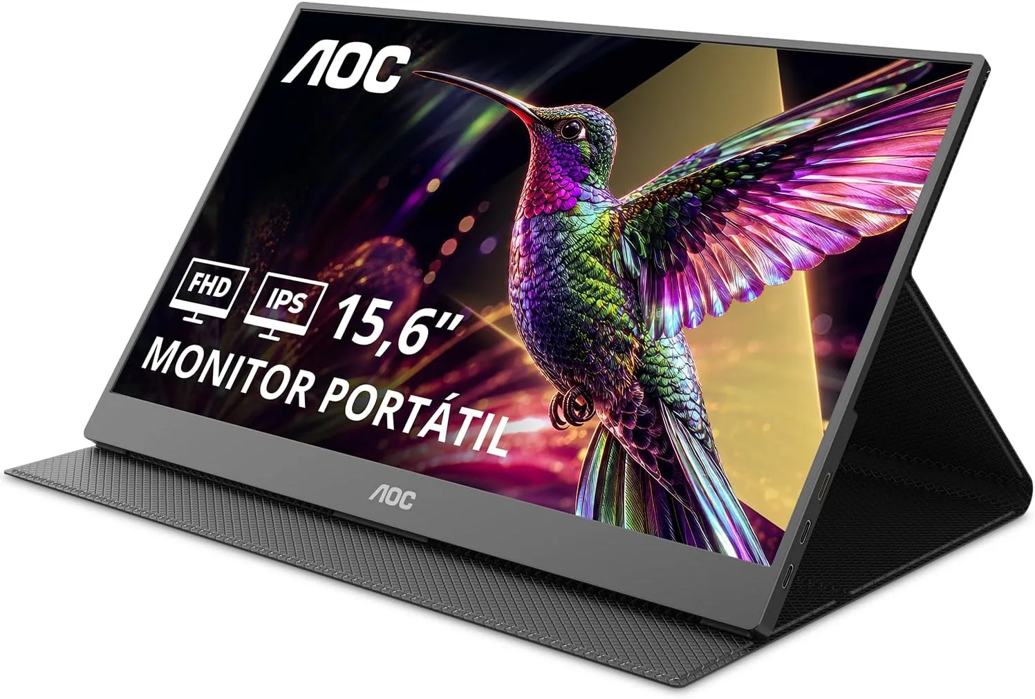 Monitor portátil AOC de 15,6 polegadas Full HD