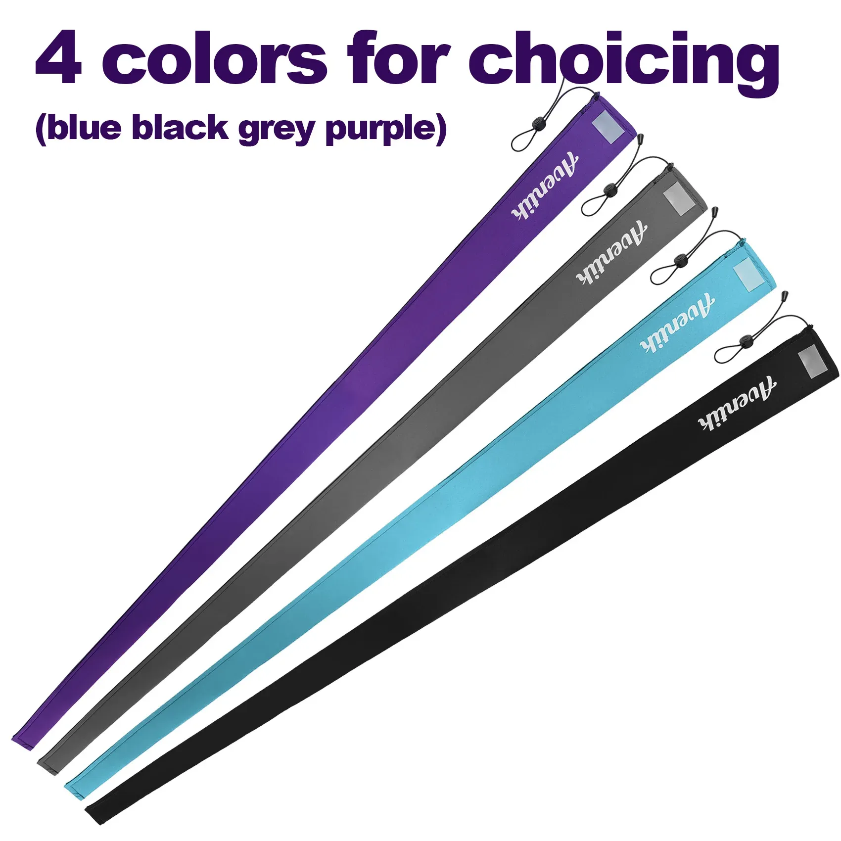 Capa de neoprene Aventik para vara de pesca
