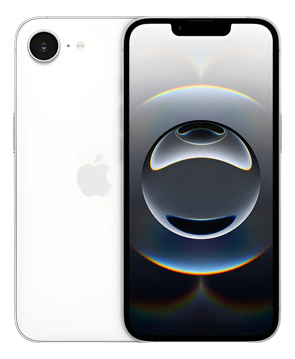 iPhone 16e branco com 128 GB