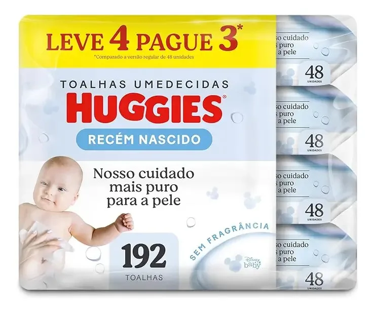 Lenços umedecidos Huggies para recém-nascido