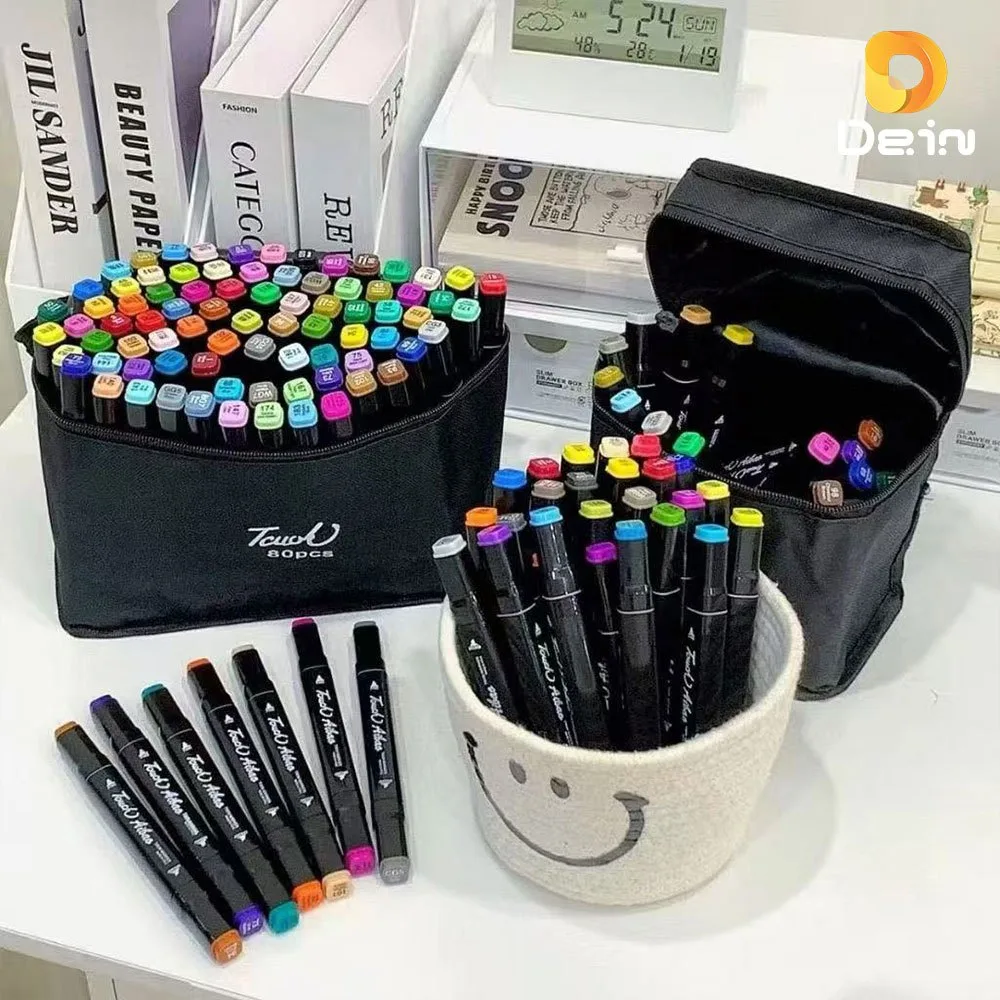 Kit de canetas marcadoras Touch com ponta dupla