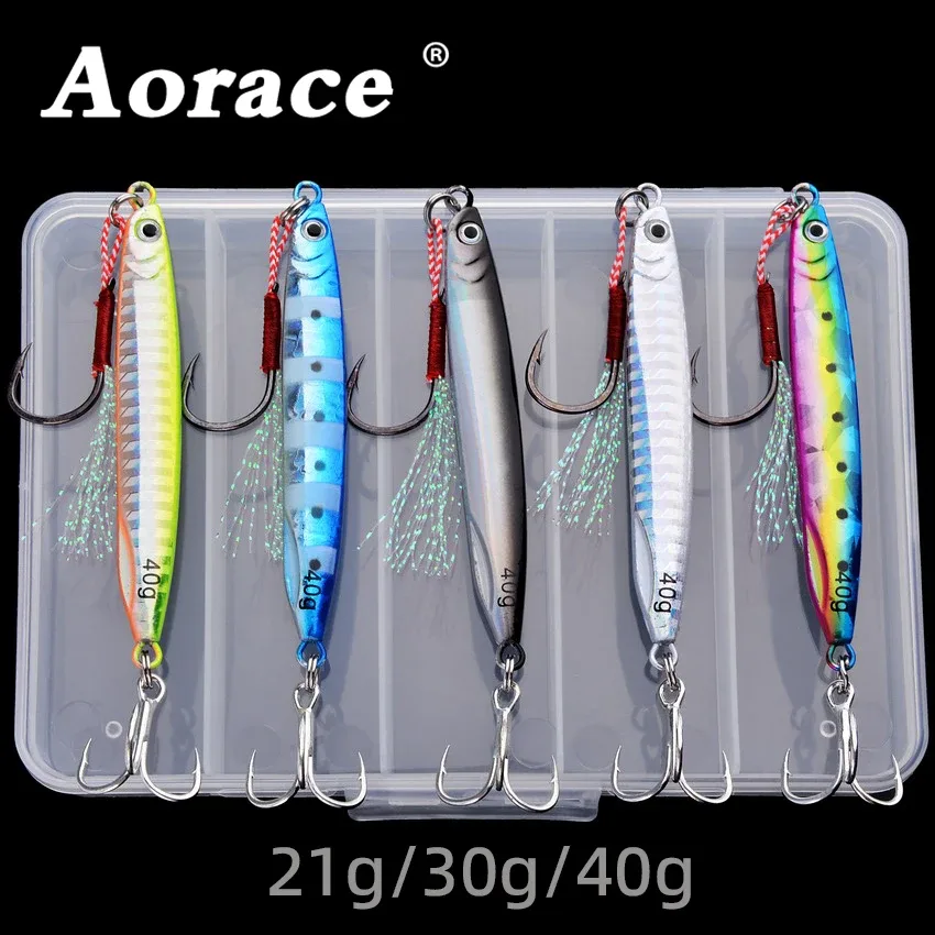 Iscas artificiais Aorace para pesca costeira