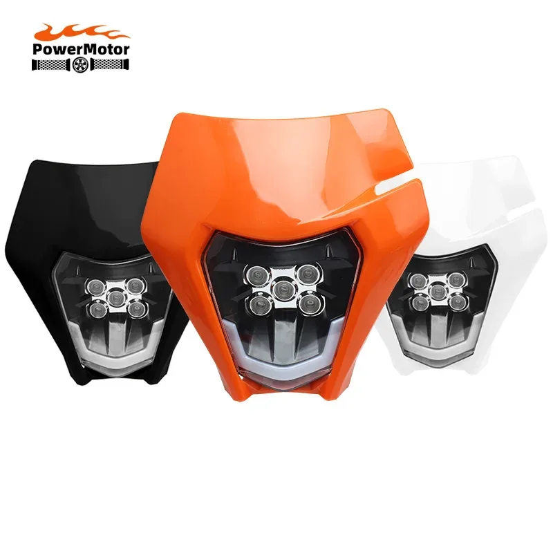 Farol LED para motocicleta KTM de enduro