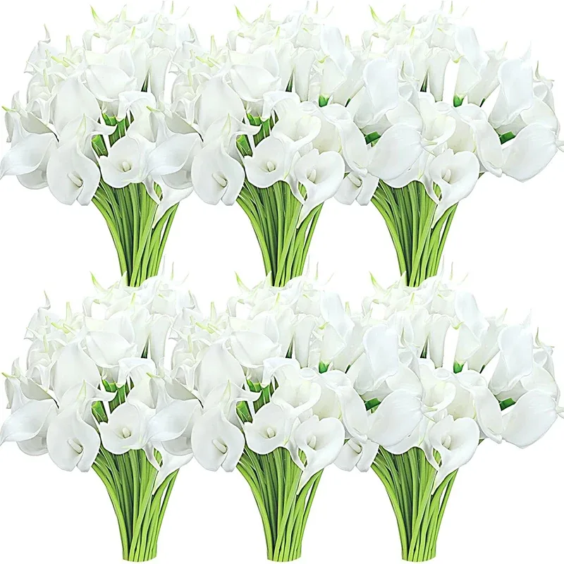 Buquê artificial de lírio de calla para decoração