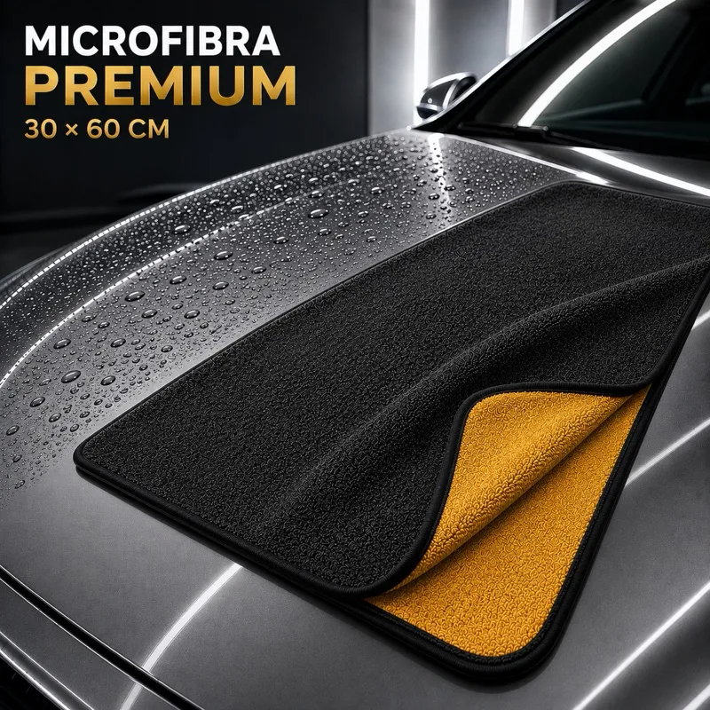 Pano Microfibra Toalha Grande 30x60cm para Carro