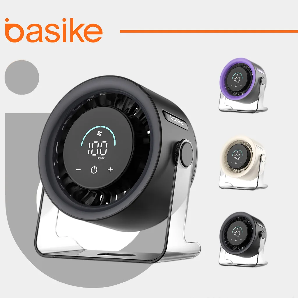 Ventilador de mesa Basike com bateria de 5000 mAh