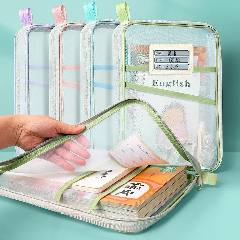 Bolsa organizadora A4 para papelaria