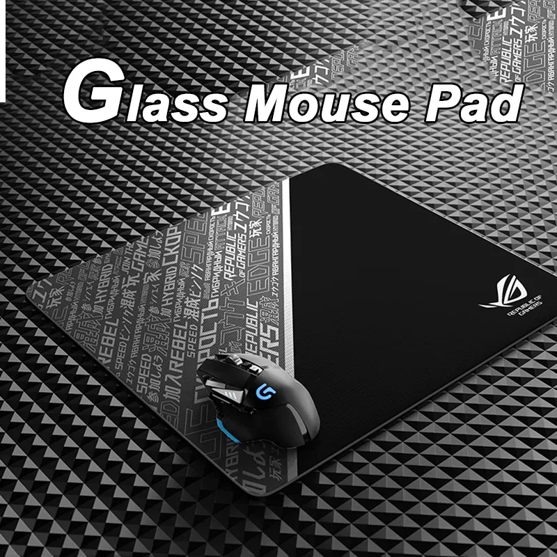 Tapete de mouse de vidro temperado XXL