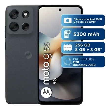 Celular Motorola Moto G56 5G com 256 GB