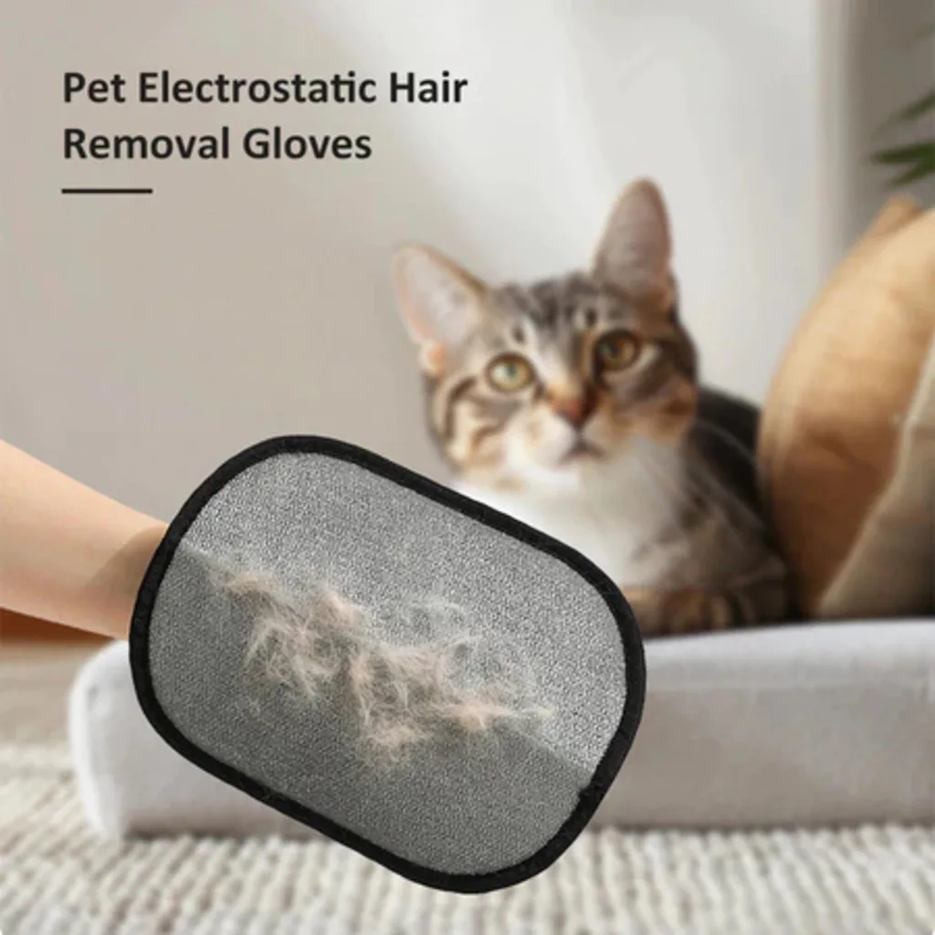Luva removedora de pelos para pets