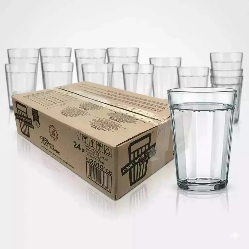 Kit de copos Nadir Americano com 24 unidades