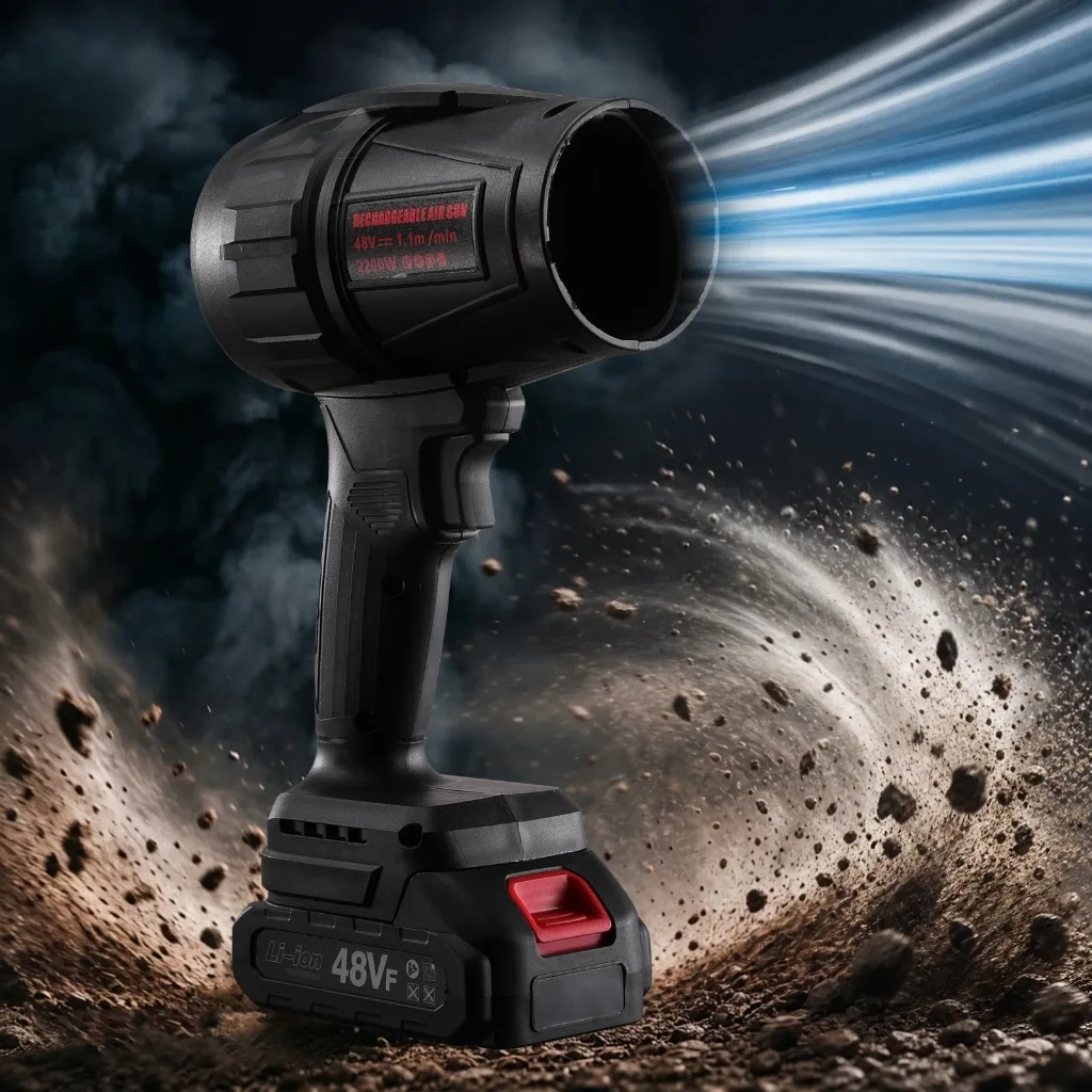 Soprador multifuncional portátil de 48 V com duas baterias