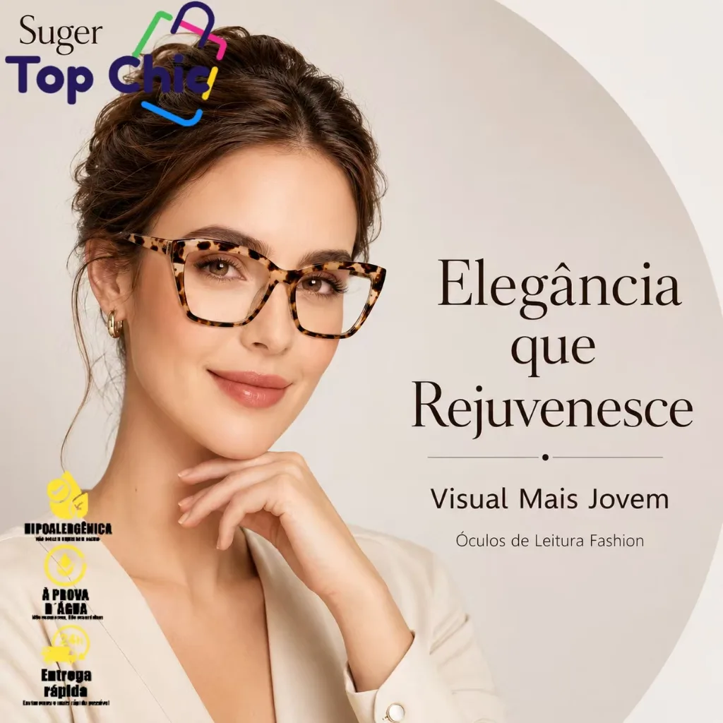 Óculos de leitura leves e confortáveis