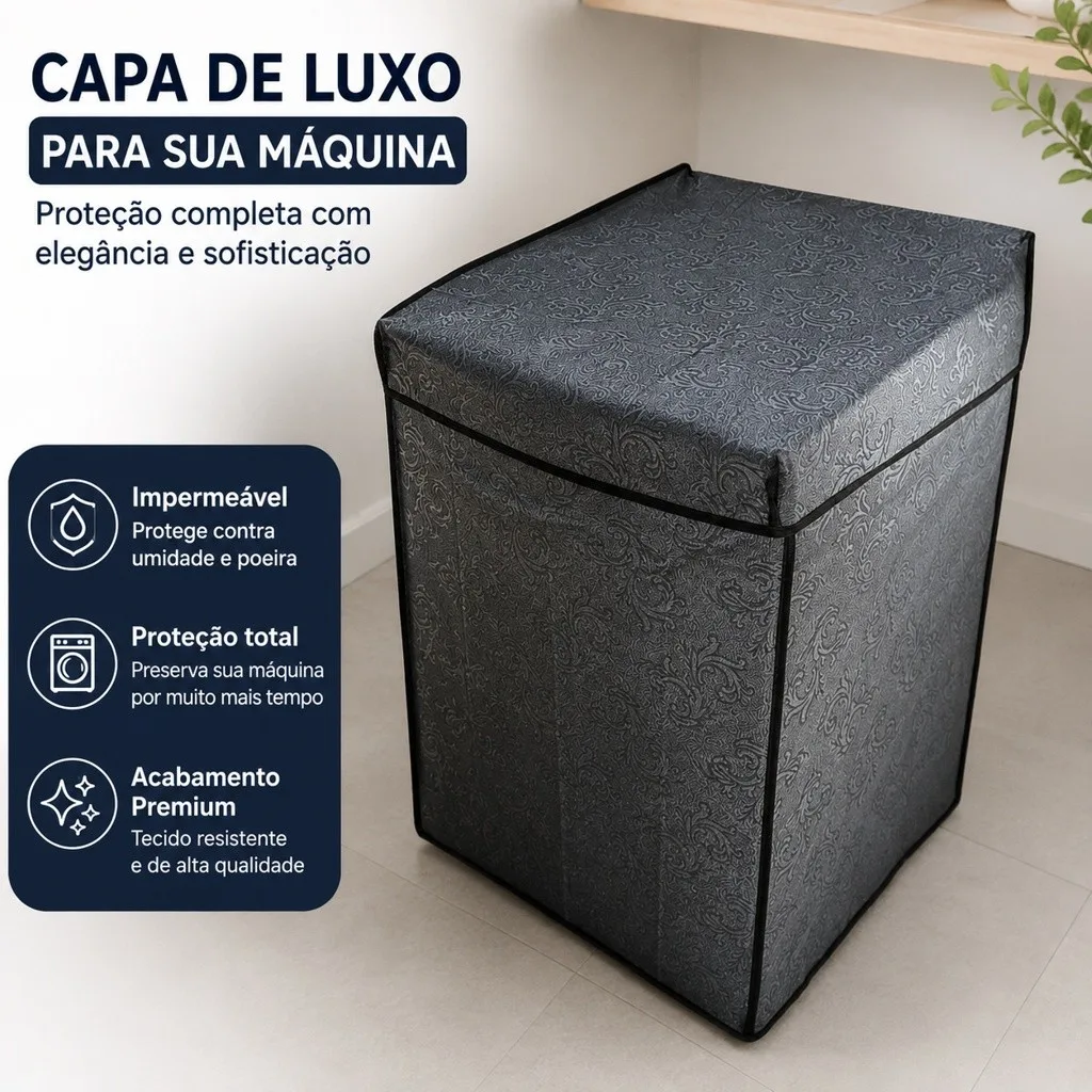 Capa protetora para máquina de lavar