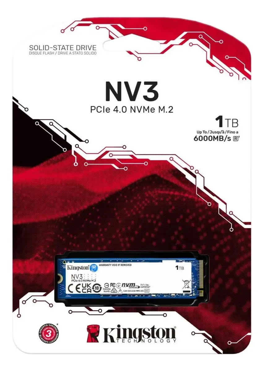 SSD Kingston NV3 de 1 TB