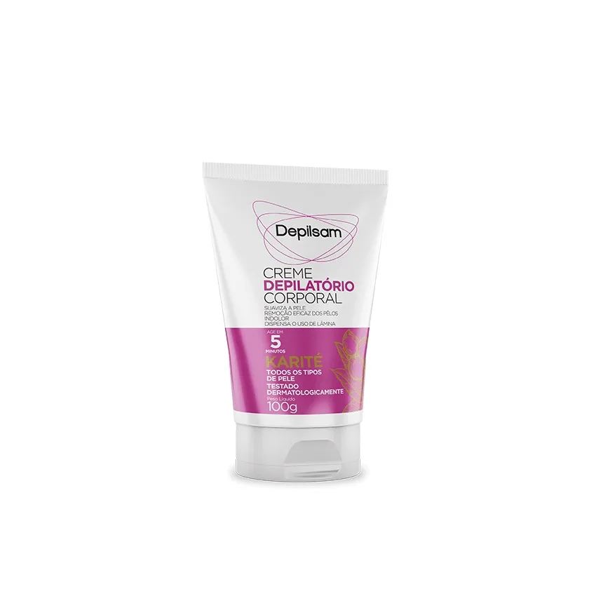 Creme depilatório corporal Depilsam Karité de 100 g