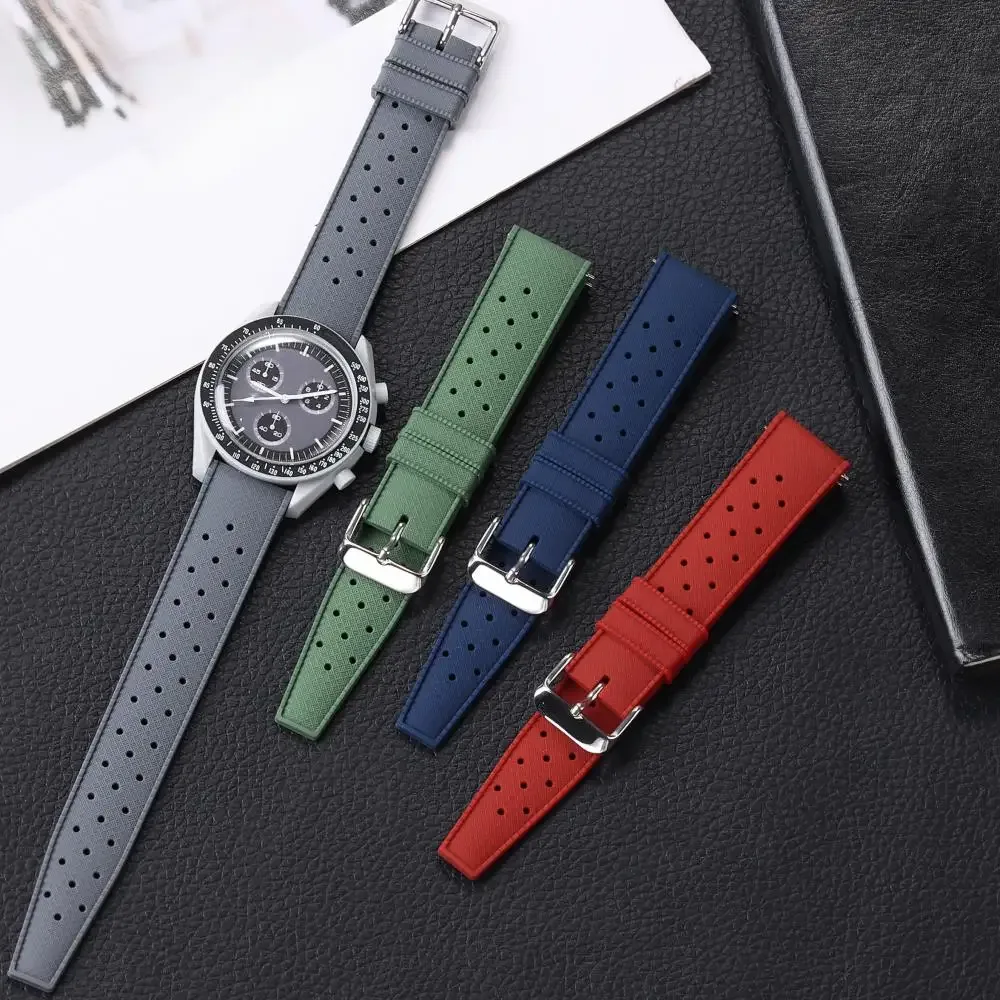 Pulseira de silicone tropical para relógios