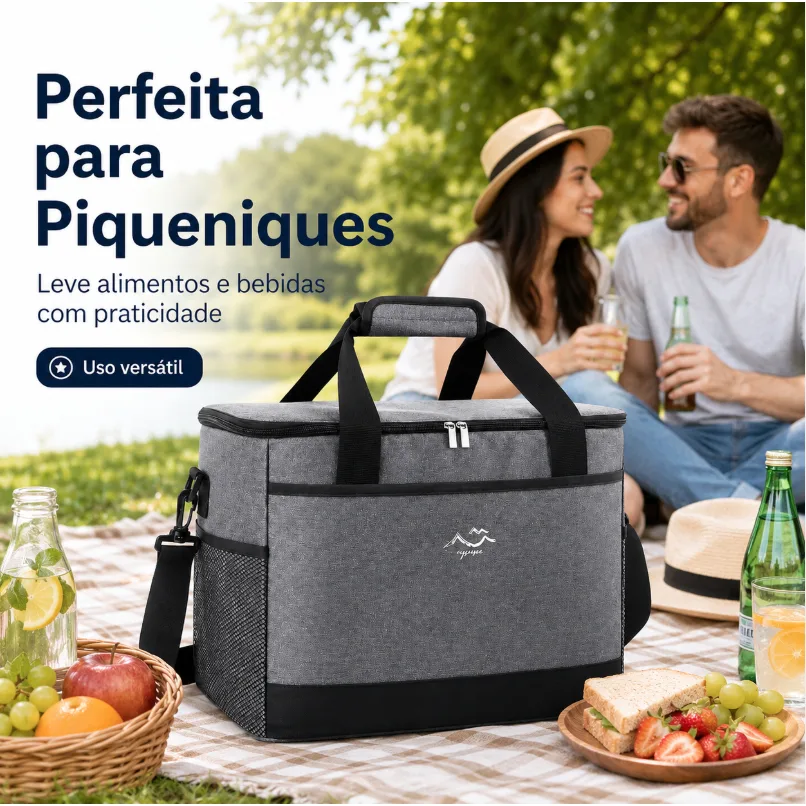 Bolsa térmica portátil de grande capacidade