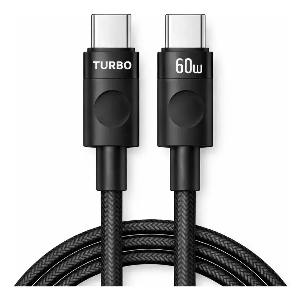 Cabo USB-C de 1 metro com carga rápida