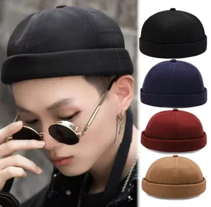 Gorro hip hop sem aba de malha
