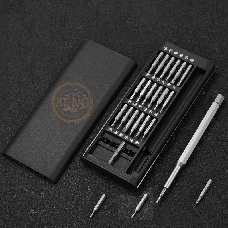 Kit de ferramentas magnéticas com 24 peças