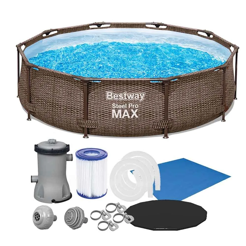 Piscina estrutural Bestway Deluxe de 4678 litros