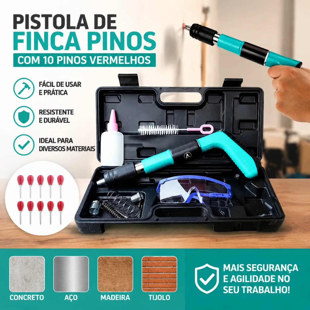 Kit pistola de fixação Arita verde