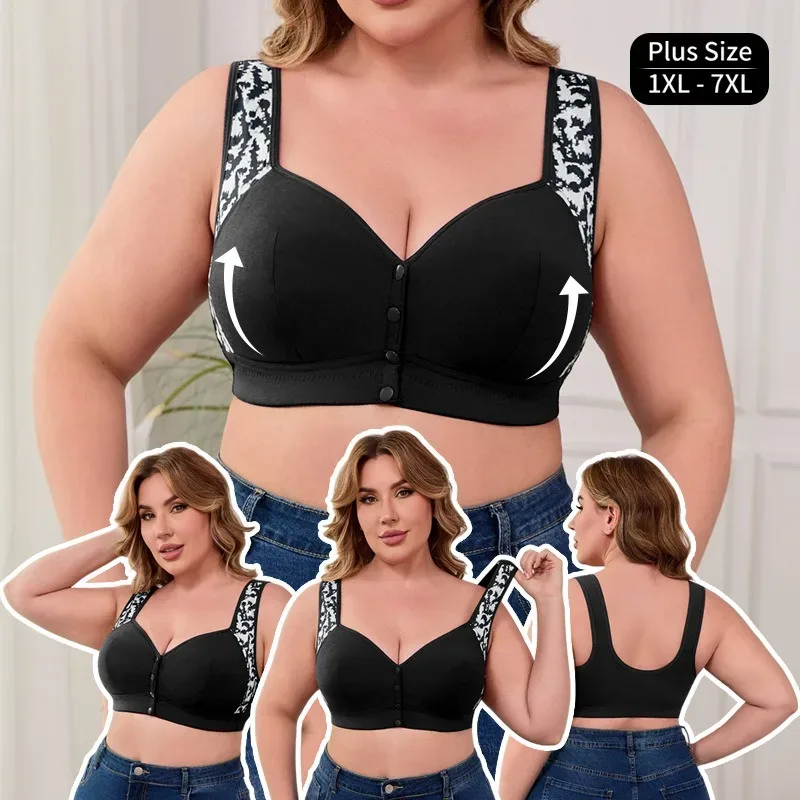 Sutiã feminino sem aro com abertura frontal