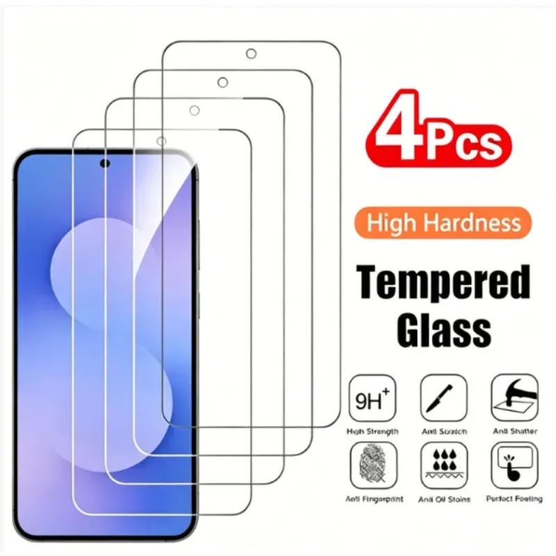 Kit com 4 protetores de tela para Galaxy A07 e outros modelos