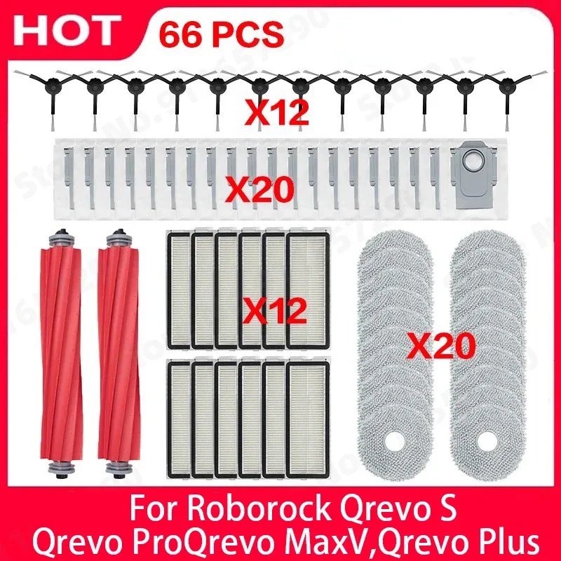 Kit de peças para aspirador Roborock Qrevo
