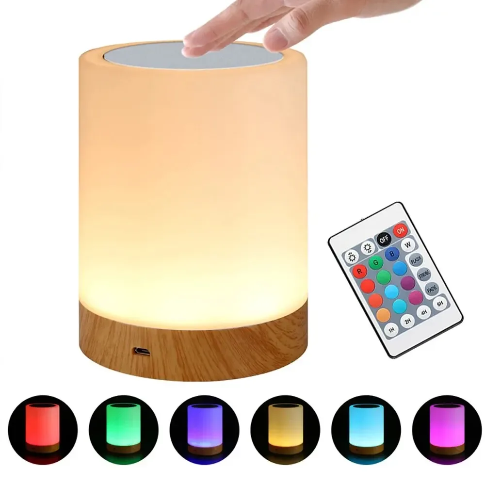Luminária de mesa com controle remoto
