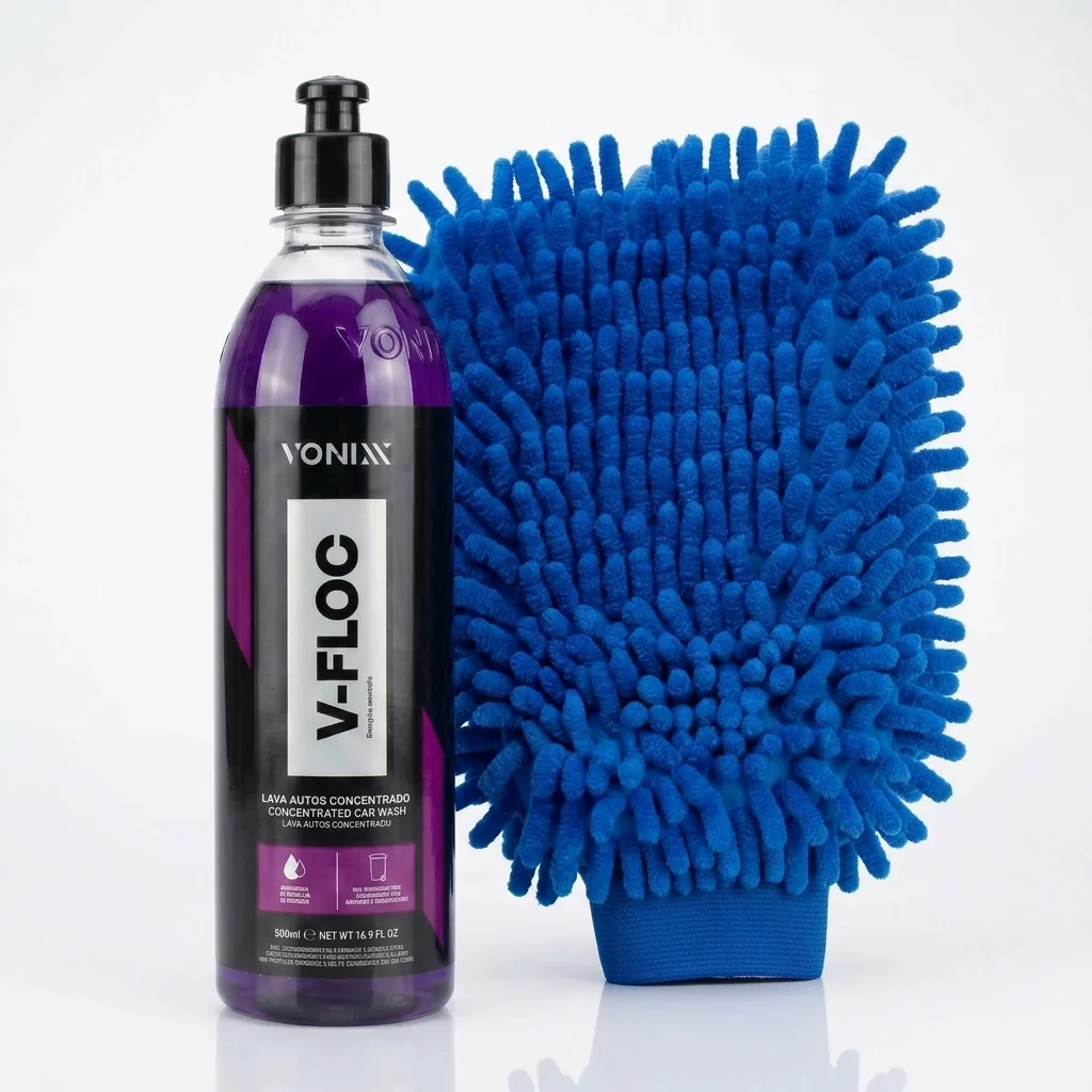 Kit Vonixx V-Floc com luva para lavagem automotiva