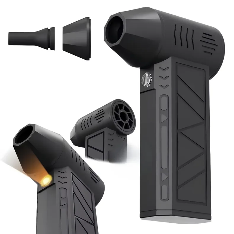 Soprador Turbo à Jato Portátil 130.000 RPM – Mini Ventilador, Sem Fio e Super Potente