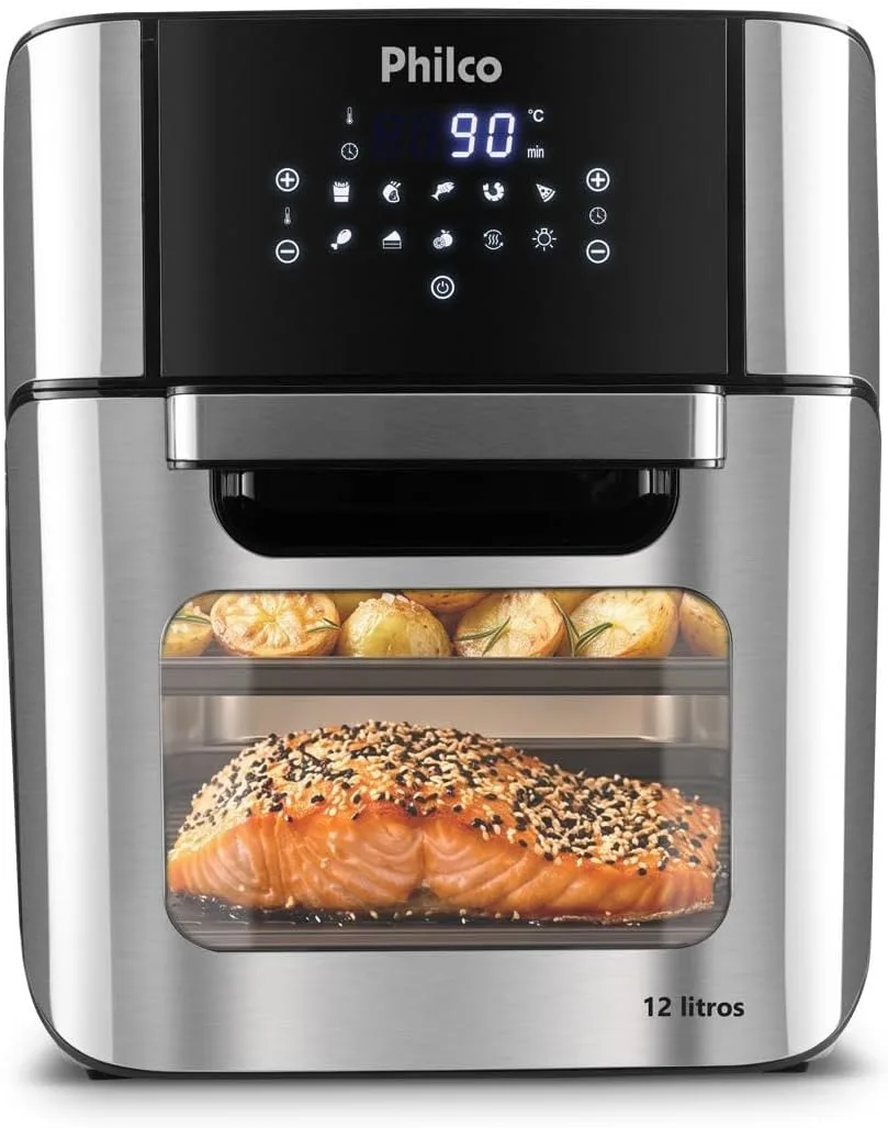 Fritadeira Philco Air Fryer de 12 litros