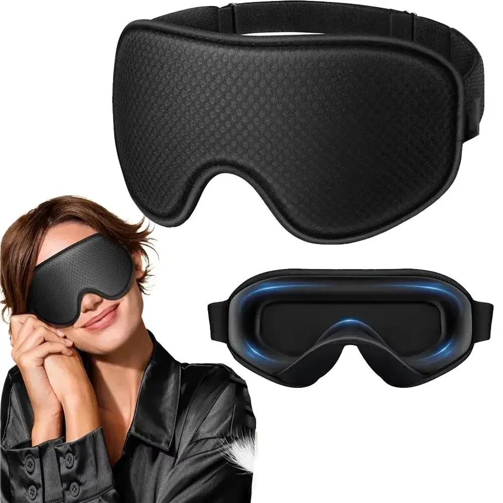 Máscara de dormir blackout 3D ajustável