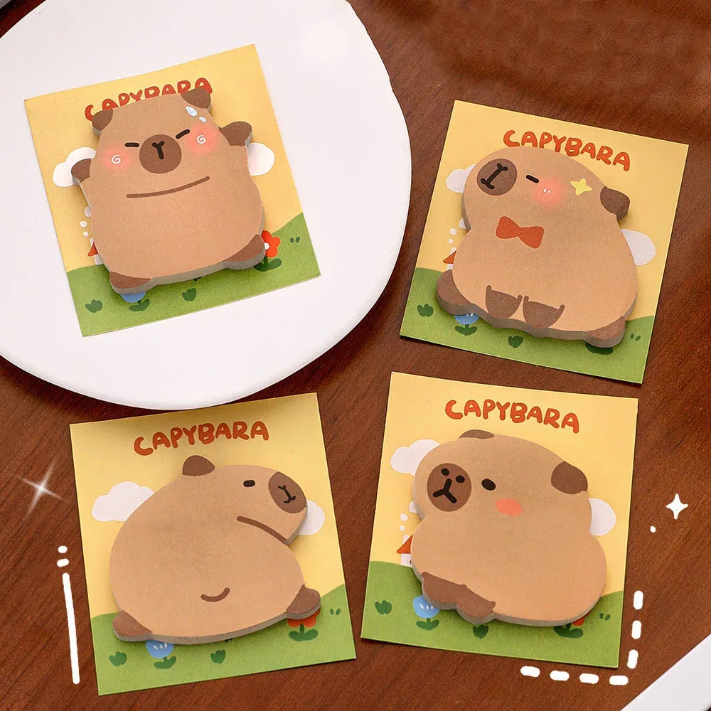 Conjunto de blocos de notas autoadesivas com animais