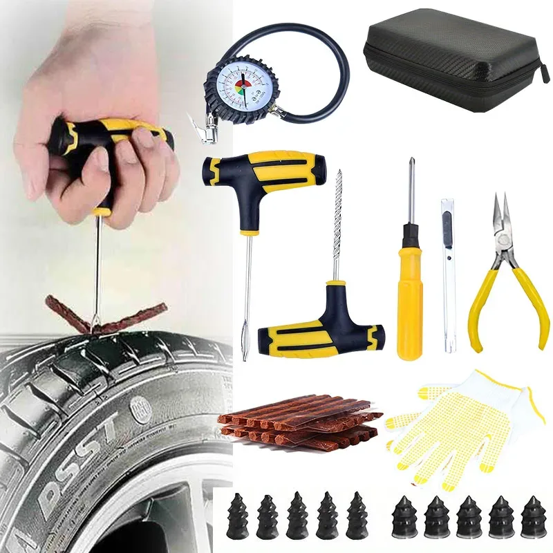Kit profissional para reparo de pneus automotivos