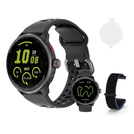 Relógio inteligente com GPS e tela AMOLED