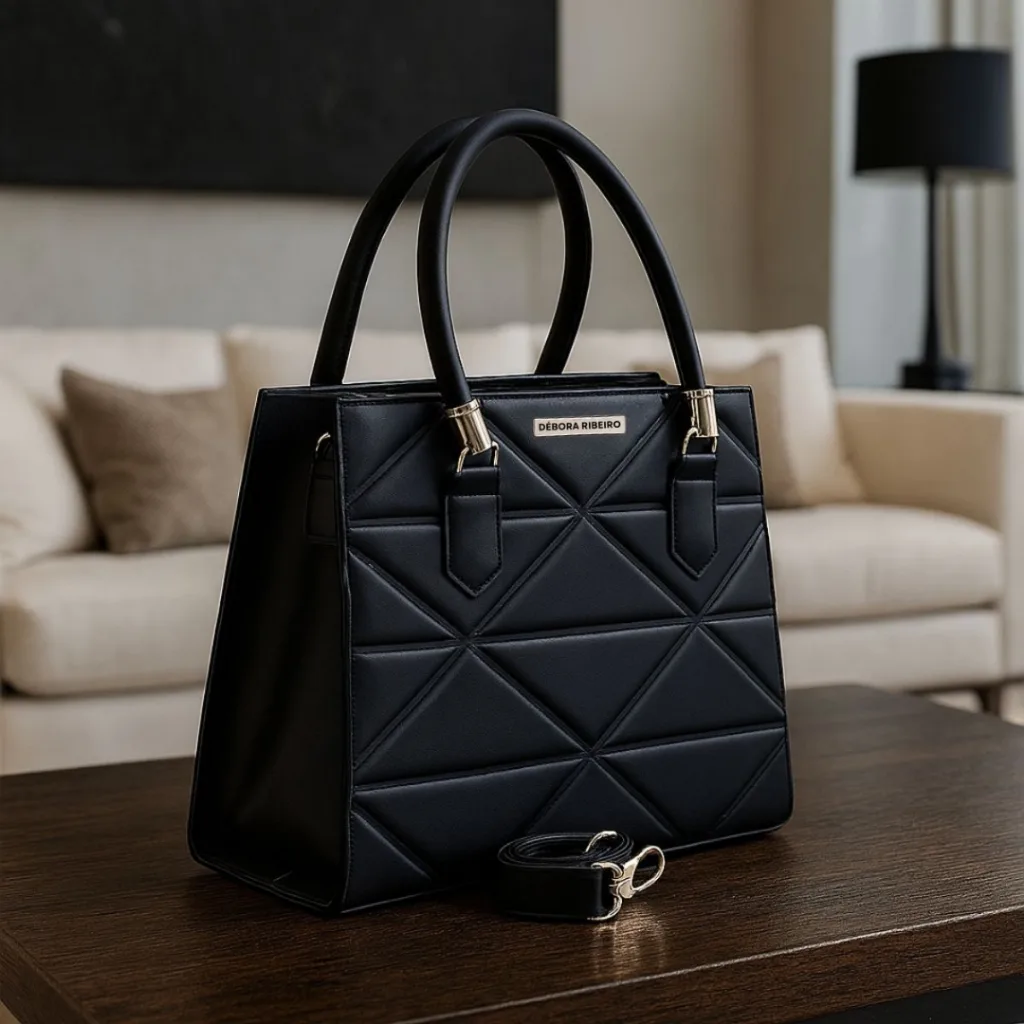 Bolsa feminina transversal com alça tiracolo