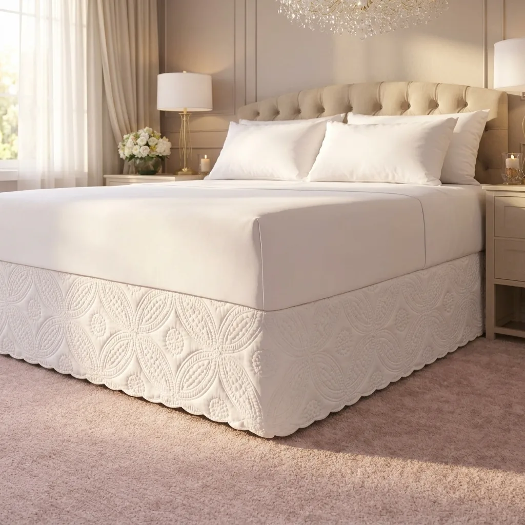 Saia para cama box de microfibra