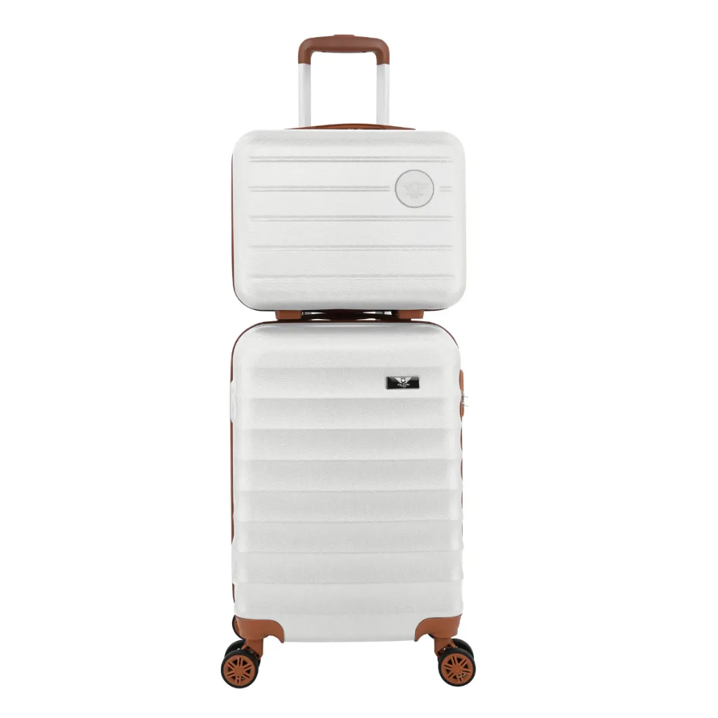 Kit mala de bordo para viagem com frasqueira