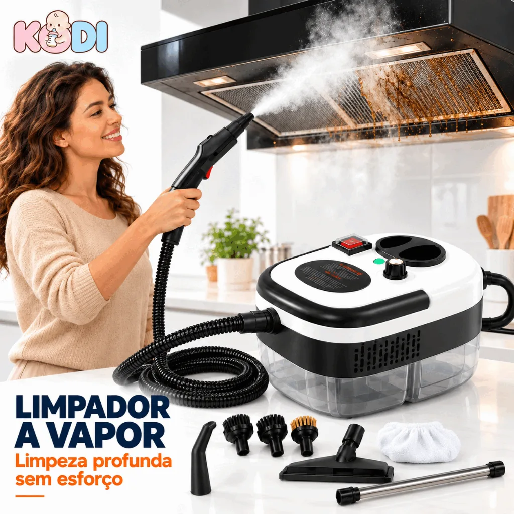 Máquina de limpeza a vapor Kodi de 2500 W