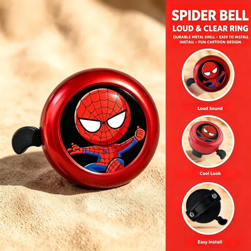 Campainha de bicicleta Homem-Aranha Marvel