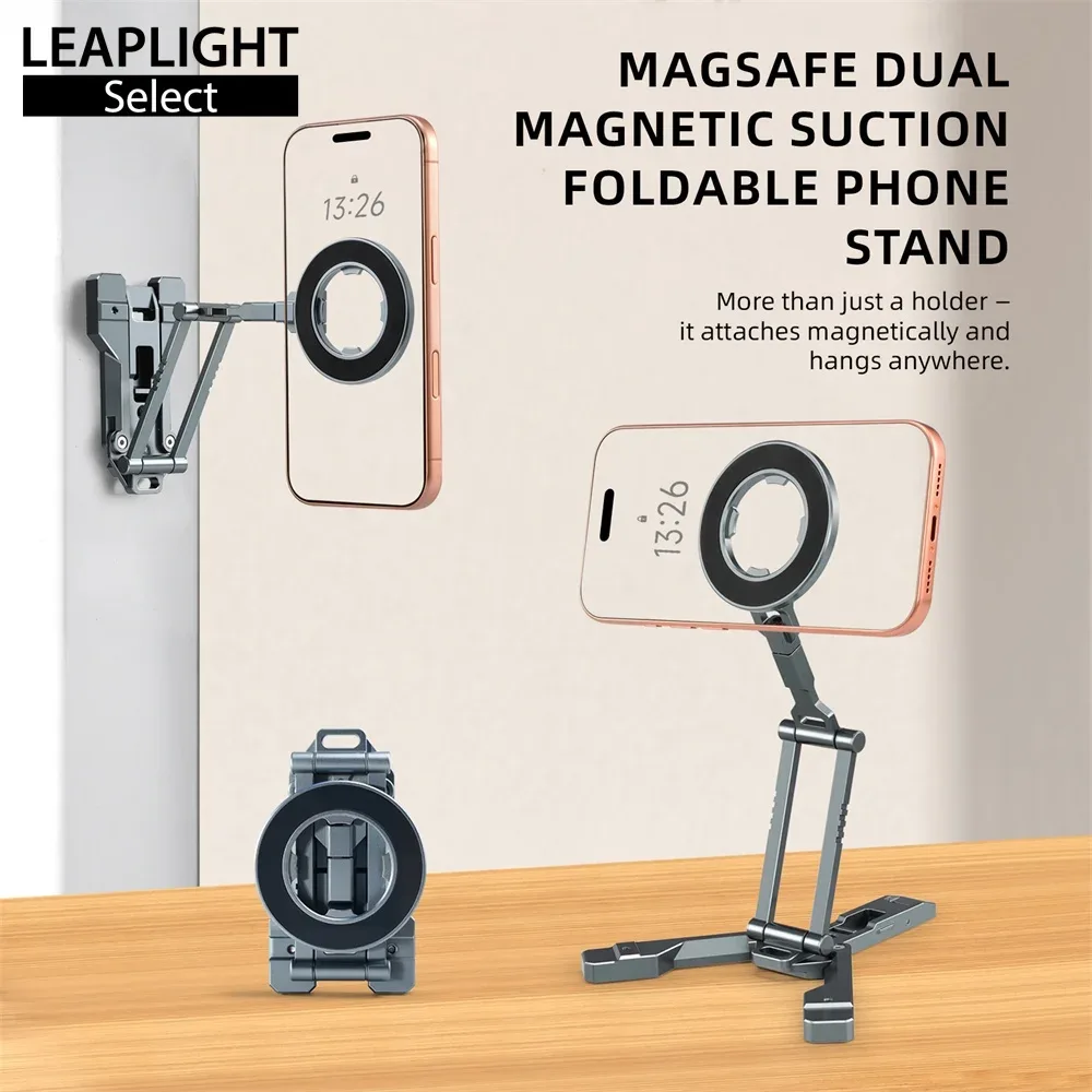 Suporte magnético duplo Leaplight para telefone