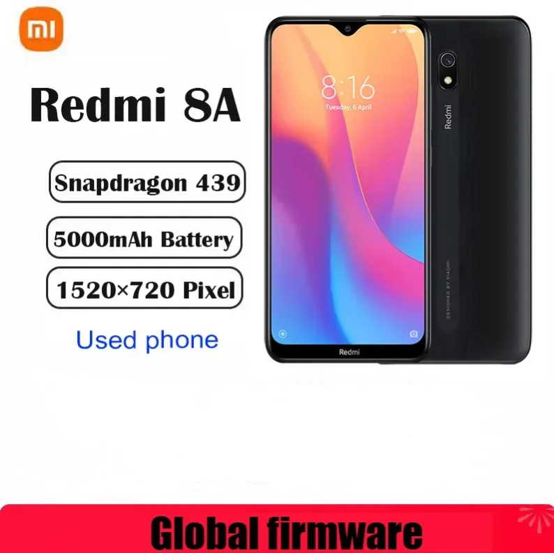 Smartphone Xiaomi Redmi 8A usado de 64 GB