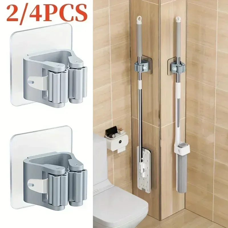 Suporte branco para esfregão Amagi